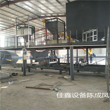 建筑免拆复合保温板设备 全自动双工位码垛机建筑行业新项目