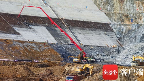 原创组图丨海南迈湾水利枢纽工程基坑开挖全面展开