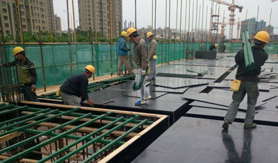 建筑施工成本更低,灵活性更高,可达到免抹灰效果﹣易德筑新型钢支撑加固体系